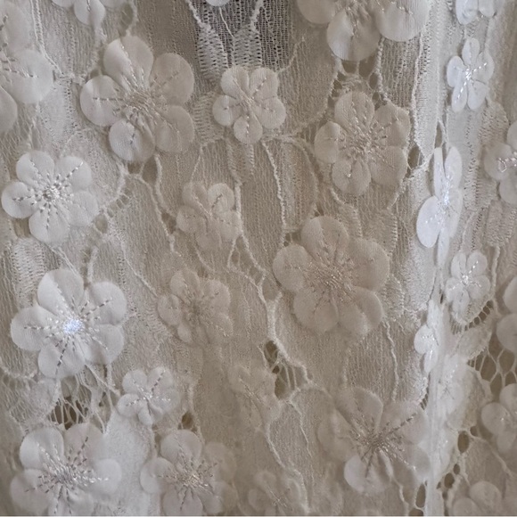 Lulus White Lace Faux Wrap Bodysuit - Beautiful - Picture 9 of 14